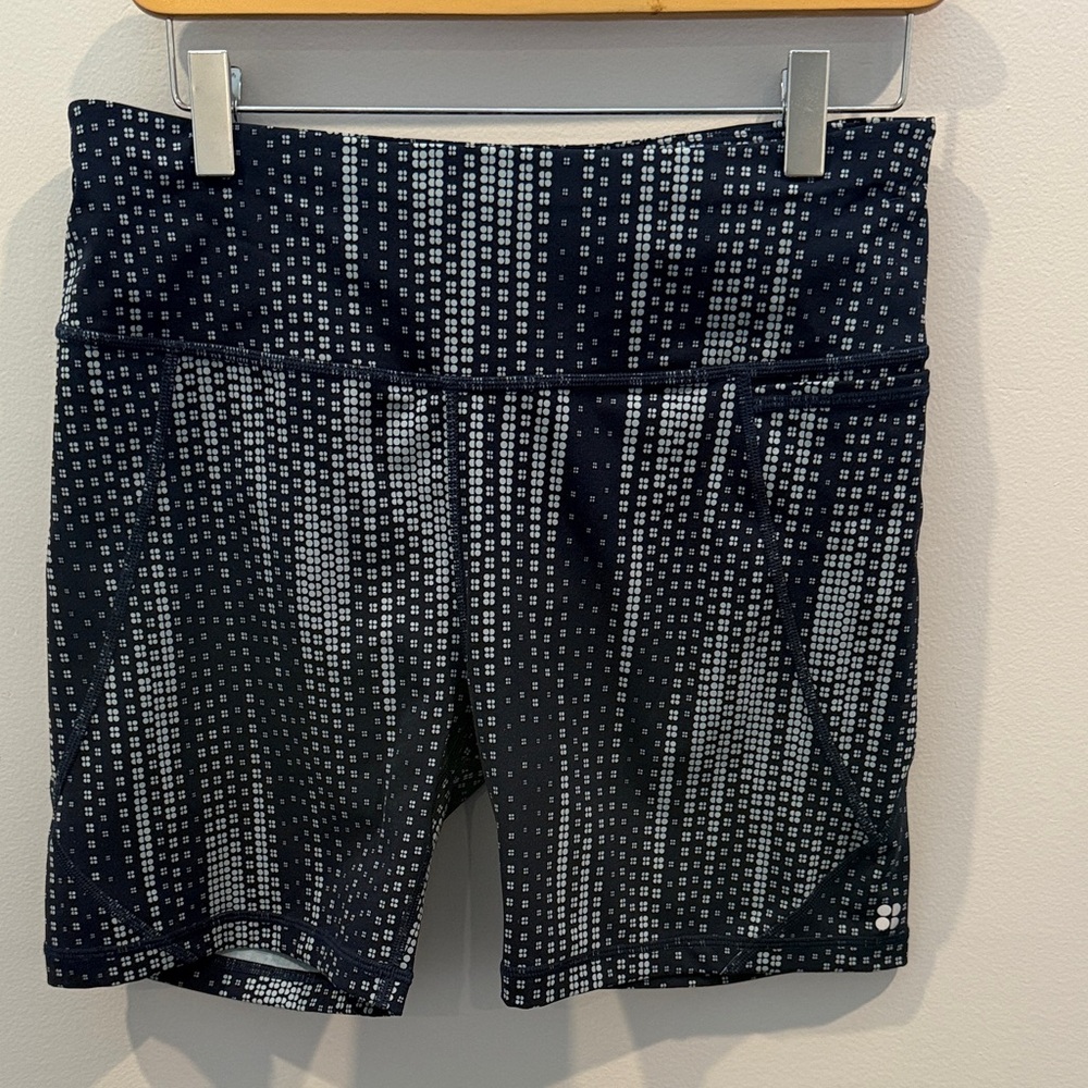 Sweaty Betty Navy Printed Active Shorts